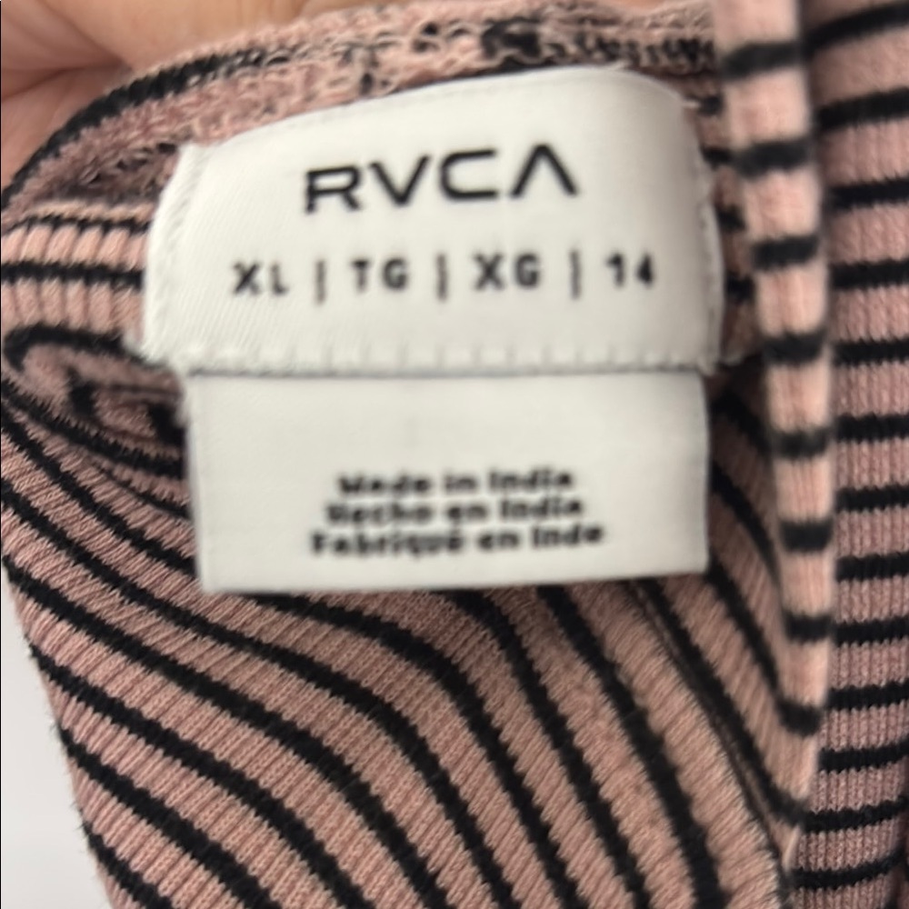 RVCA Pink Midi Sundress Sleeveless Scoop Neck